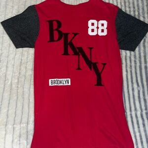 Brooklyn Kids Red and Black Graphic Tee